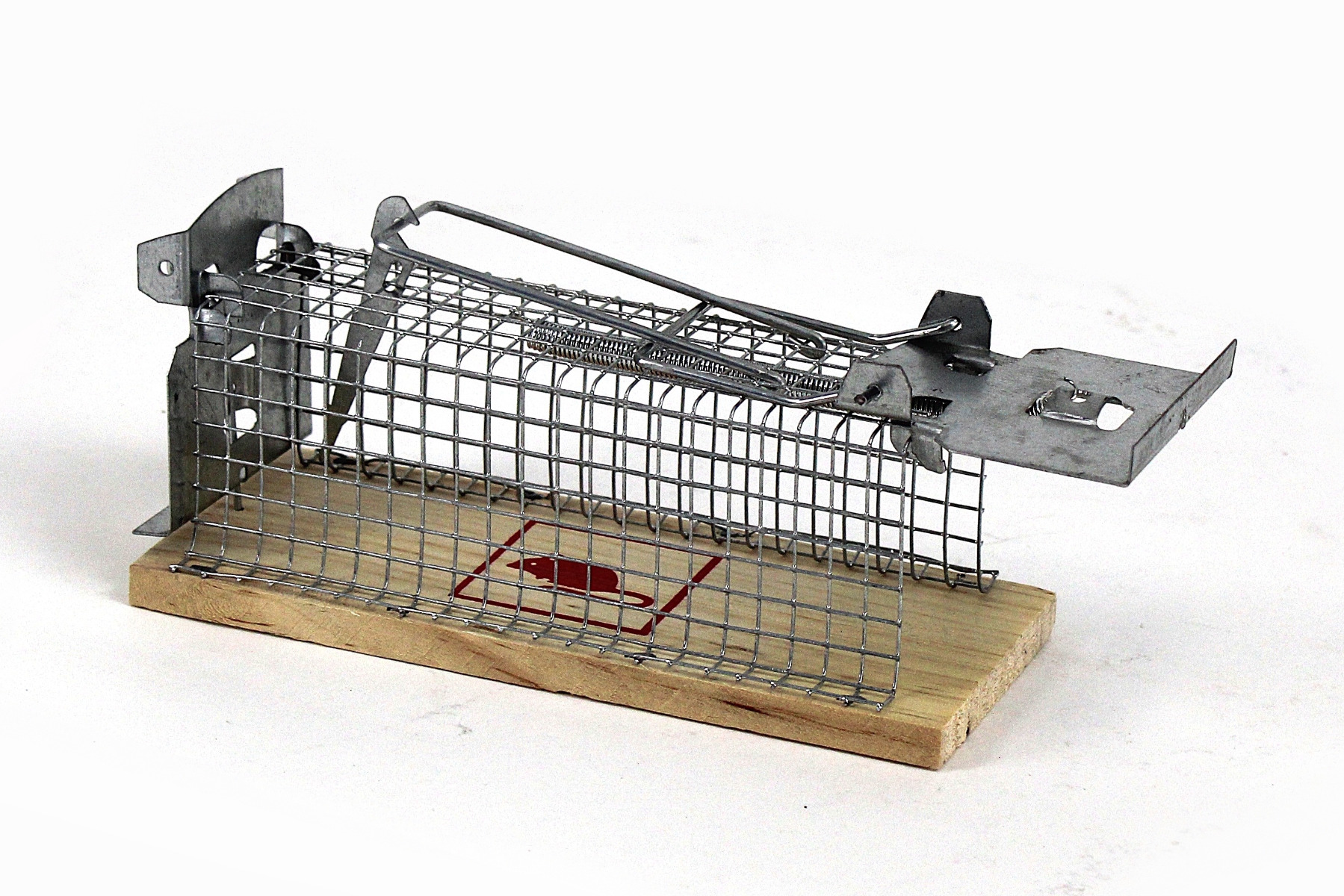 Muizen vangkooi met houten bodem